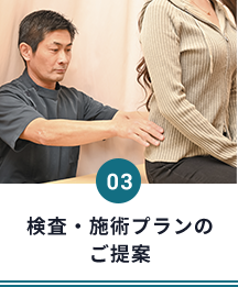 検査・施術プランのご提案
